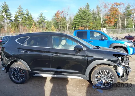 2021 Hyundai Tucson Ultimate из США, поврежденный, VIN KM8J3CAL9MU410831